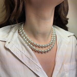 Double Strand of Costume Jewellery Pearls